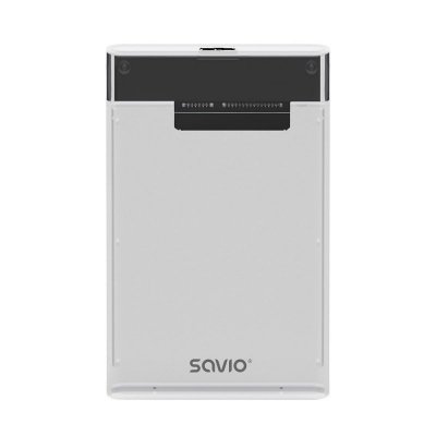 SAVIO ZEWNĘTRZNA OBUDOWA NA DYSK HDD/SDD 2,5&quot;, USB 3.0, TRANSPARENTNA, AK-66