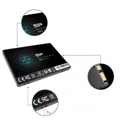 Dysk SSD Silicon Power Ace A55 128GB 2,5&quot; SATA III 550/420 MB/s (SP128GBSS3A55S25)