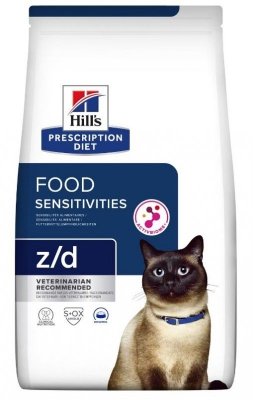 HILL&#039;S Prescription Diet Feline Food Sensitivities Z/D - sucha karma dla kota - 1,5 kg