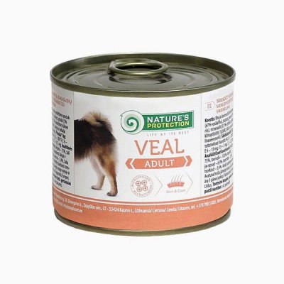 Nature&#039;s Protection Dog Adult Veal 200g dog food