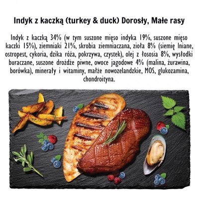 Paka Zwierzaka Seventh Heaven Indyk z kaczką &#039;&#039;S&#039;&#039; 1,5kg
