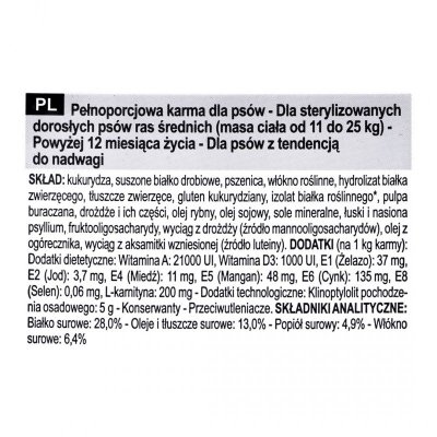 ROYAL CANIN CCN Medium Sterilised  Adult - sucha karma dla psa - 12 kg