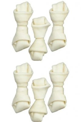 ZOLUX Kość wiązana biała 6 cm x 6