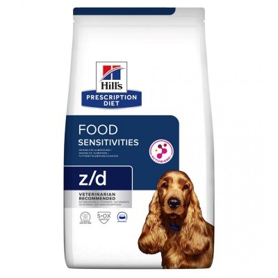 HILL&#039;S Prescription Diet Food Sensitivities z/d Canine - sucha karma dla psa z alergią i nadwrażliwością pokarmową - 3 kg