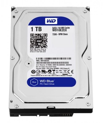 Dysk HDD WD Blue WD10EZEX (1 TB ; 3.5&quot;; 64 MB; 7200 obr/min)