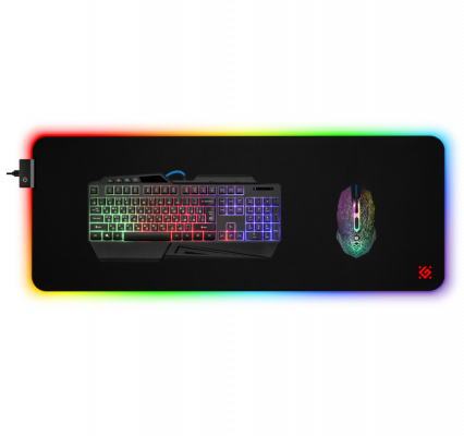 DEFENDER PODKŁADKA GAMING ULTRA LIGHT LED 900X350X4MM 50566