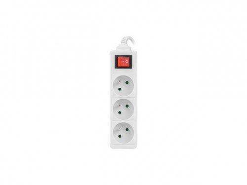 Przedłużacz Lanberg PS1-03E-0300-W (3m; kolor biały)