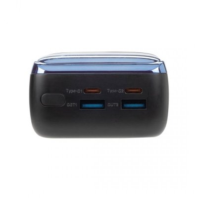 RIVACASE POWERBANK DO LAPTOPA, TABLETU, SMARTF. 30.000 MAH USB-C 65W, 2X WE/WY USB-C PD65W, 2X USB-A QC 3.0 18W, LCD, CZARNY