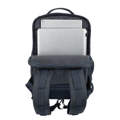 RIVACASE PLECAK NA LAPTOP DLA GRACZY 17,3&quot; BORNEO, GRANATOWY, GAMING, Z MATERIAŁU WODOODPORNEGO