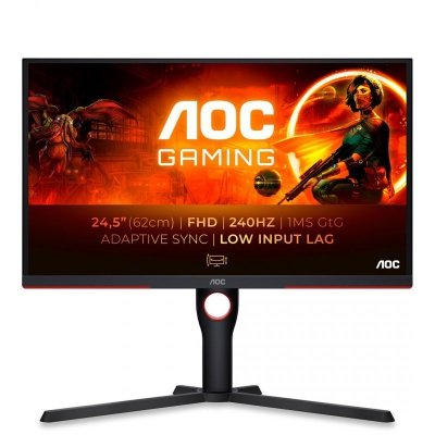 MONITOR AOC LED 24,5&quot; 25G3ZM/BK 240Hz