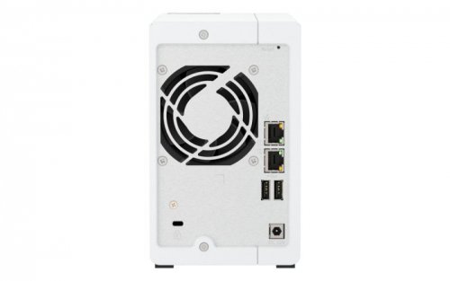 Qnap TS-216G, Tower, 2 x 2.5&quot;/3.5&quot; SATA, ARM 2.0GHz Quad core, 4GB, 1 x 2.5GbE + 1 x GbE, External adapter (PSU)