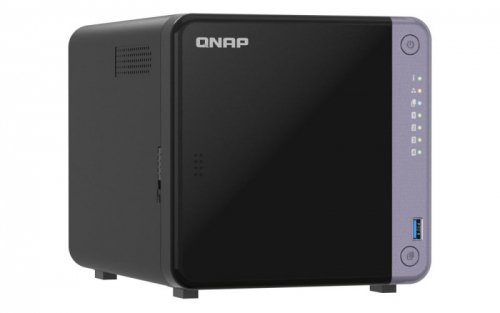 Qnap TS-432X-4G, Tower, 4 x 2.5&quot;/3.5&quot; SATA, AnnapurnaLabs Alpine AL524 4C, 4GB (Max. 16GB) DDR4 SODIMM, 2 x 2.5GbE, 1 