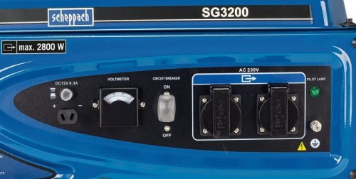 Agregat prądotwórczy / generator 2,8 kW, 12/230V  Scheppach SG3200 SCH5906220903
