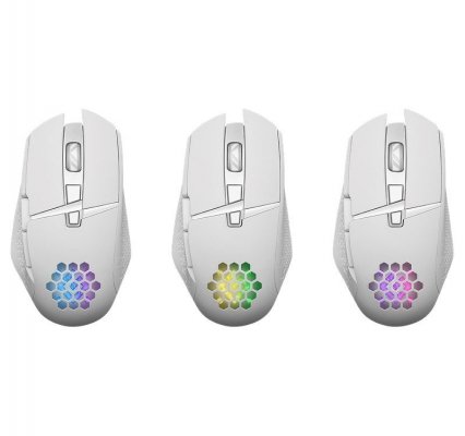 DEFENDER MYSZ GM-514 GLORY OPTIC RF RGB 3200DPI 7P BIAŁA 52513