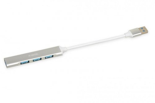 HUB I-BOX 4-PORTOWY USB3.0 + USB 2.0, SLIM