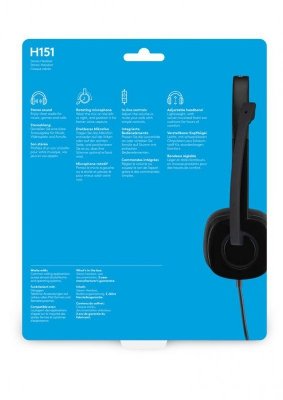 Słuchawki Logitech H151  (kolor czarny)
