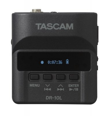 Tascam DR-10L - Cyfrowy rejestrator Tascam typu &quot;body-pack&quot; z mikrofonem lavalier (biały)