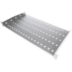 ALANTEC Półka stała 19&quot; 1U głęb. 250mm, kolor szary