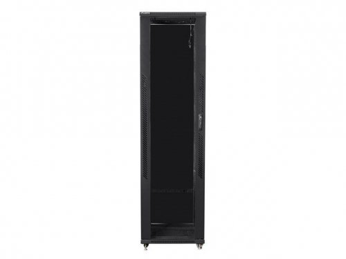 Szafa jednosekcyjna Lanberg FF01-8837-12B (37U; 19&#039;&#039;; 1833 mm / 800mm / 800 mm; stojąca; Pełne, Szklane; 800 kg; kolor