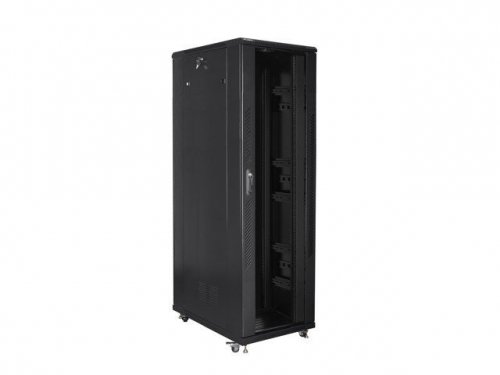 Szafa rack Lanberg FF01-8242-12B (42U; 19&#039;&#039;; 2047mm / 800mm / 1200 mm; stojąca; Szklane; 800 kg; kolor czarny)