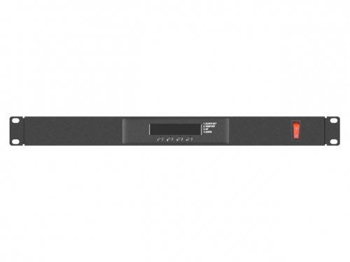 LANBERG PANEL WENTYLACYJNY 1U LCD 19&quot; Z TERMOSTATEM 2 WENTYLATORY 230V CZARNY