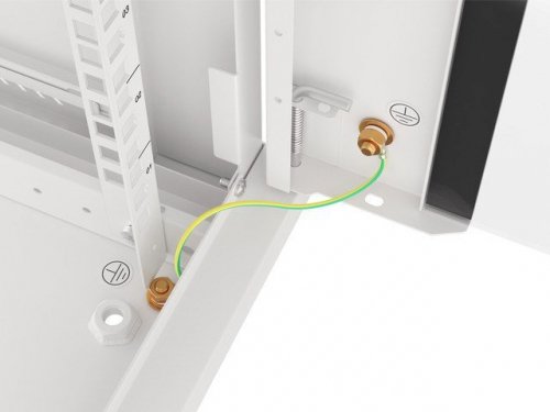 Szafa rack Lanberg WF01-6418-10S (18U; 901mm / 600mm / 450 mm; wisząca; Szklane; 19&#039;&#039;; kolor szary)