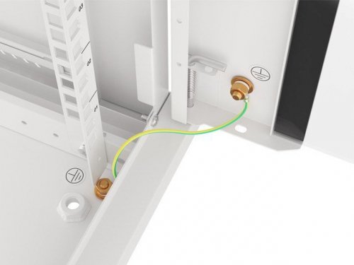 Szafa rack Lanberg WF01-6615-10S (15U; 769mm / 600mm / 600 mm; wisząca; Szklane; 19&#039;&#039;; kolor szary)