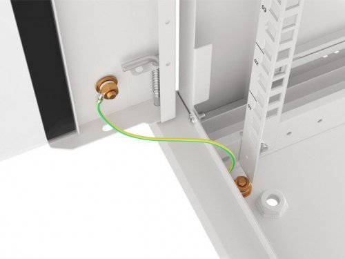 Szafa Rack Lanberg  WF01-6415-10S (770mm / 600mm / 450 mm; wisząca; szary)