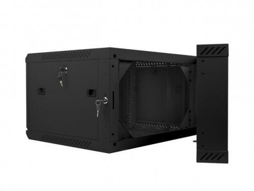 Szafa Rack Lanberg  WF02-6606-10B (368mm / 600mm / 600 mm; wisząca; czarny)