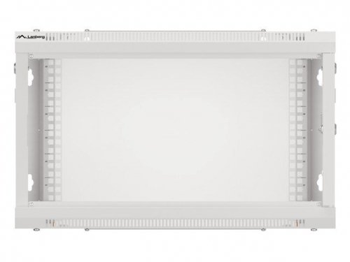 LANBERG SZAFA WISZĄCA RACK 19&quot; 6U 600X450 DRZWI METALOWE SZARA (FLAT PACK) WF01-6406-00S