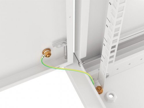 LANBERG SZAFA WISZĄCA RACK 19&quot; 12U 600X450 DRZWI METALOWE SZARA (FLAT PACK) WF01-6412-00S