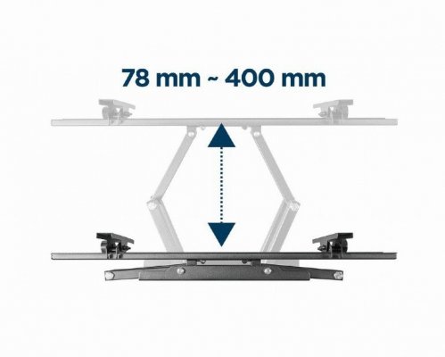 GEMBIRD UCHWYT ŚCIENNY LCD 37&quot;-70&quot; VESA MAX 600 X 400MM, DO 35KG