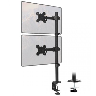 MACLEAN UCHWYT DO MONITORAMAX VESA 100X100, 13-27&quot;, 9KG, PODWÓJNY MC-967