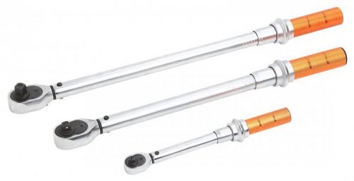 Zestaw kluczy dynamometrycznych 1/4&quot;, 3/8&quot;, 1/2&quot; 3 szt.