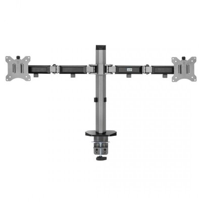 Uchwyt przegubowy na dwa monitory Deluxe Ergo Office, 17&quot;-32&quot;, max. 9kg, ER-449