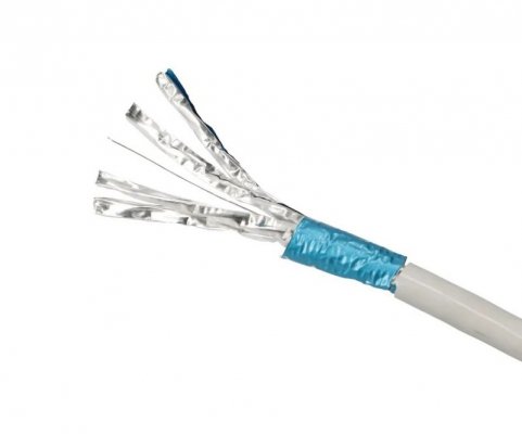 Extralink Kabel sieciowy skrętka CAT6A FTP (F/FTP) V2 Wewnętrzny 500M LSZH