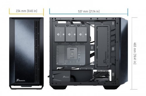 Seasonic SYNCRO Q704 + DGC-750W Midi Tower Czarny