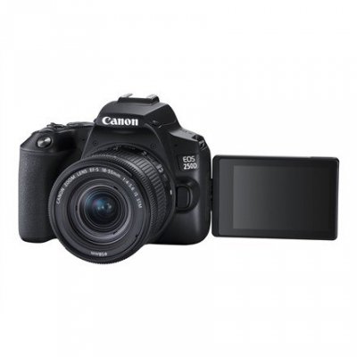 Canon EOS 250D + EF-S 18-55mm f/3.5-5.6 III Zestaw do lustrzanki 24,1 MP CMOS 6000 x 4000 px Czarny