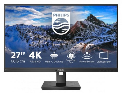 Monitor LCD Philips 279P1/00 27&quot; 4K UHD IPS 16:9 Black 4ms 350cd/m2 Audio out HDMI ports quantity 2