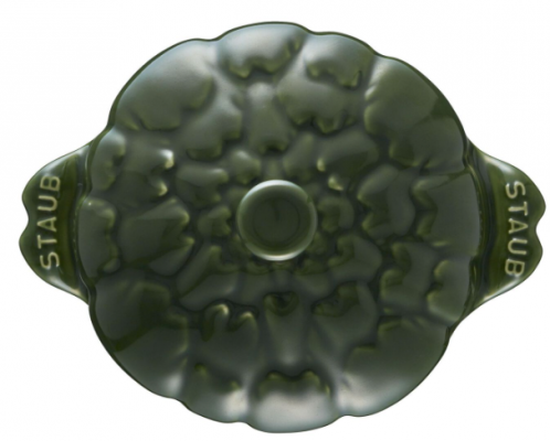 Mini Cocotte ceramiczny okrągły karczoch STAUB 40500-326-0 - zielony 470 ml