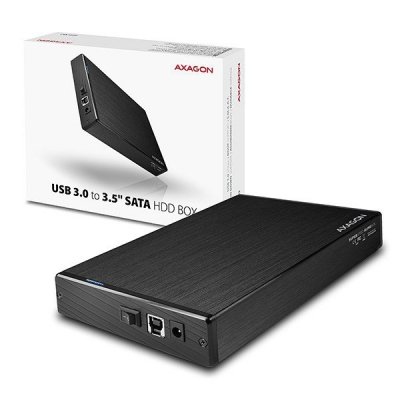 AXAGON EE35-XA3 Obudowa zewnętrzna 3.5&quot;, USB 3.0, SATA II, Aluminium - czarna