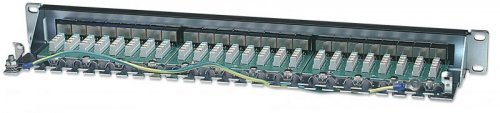 Intellinet Patch panel 19&#039;&#039; 24 porty STP kat. 6 czarny
