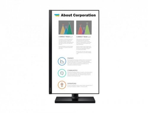 Samsung LF27T450FZU LED display 68,6 cm (27&quot;) 1920 x 1080 px Full HD Czarny