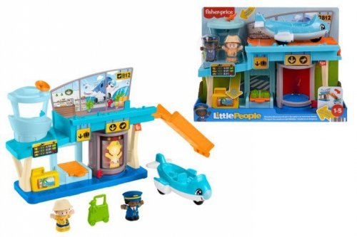 Fisher-Price Little People Lotnisko Port lotniczy HTJ26 MATTEL