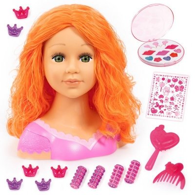 Bayer Głowa do czesania stylizacji Charlene Super Model + kosmetyki