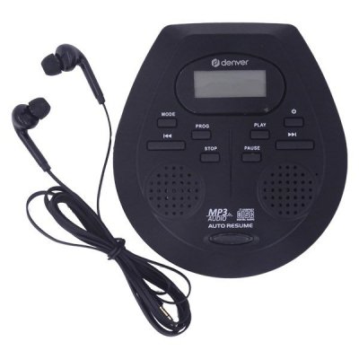 Discman z auto resume i anti-shock DMP-395B czarny