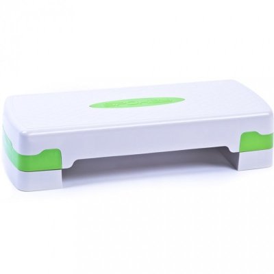 Step dwustopniowy Spokey Basic IV biało-zielony 920946