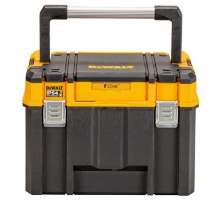 Skrzynia narzędziowa DeWALT DWST83343-1 głęboka system TSTAK 2.0 Czarny