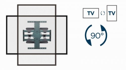 GEMBIRD UCHWYT ŚCIENNY REGULOWANY LCD 40&quot;-80&quot; VESA MAX 600 X 400MM, DO 50KG