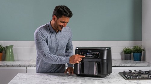 Ninja AF300 Podwójny 7,6 l Autonomiczny 1690 W Frytkownica na gorące powietrze Czarny